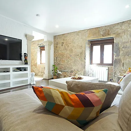 Casa Con Encanto En Ferienhaus Vilanova de Arousa